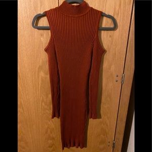 Cut out Long Sleeve Dress